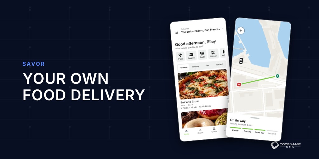Savor: A Food Delivery Template for Restaurants and Local Fleets