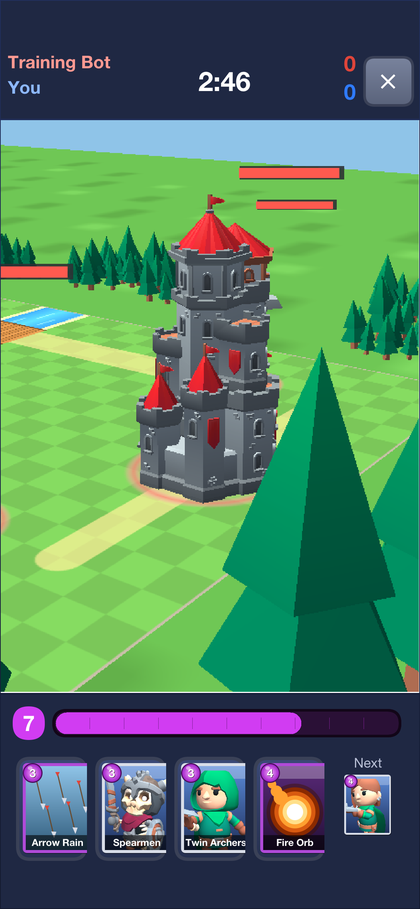 Skirmish screen